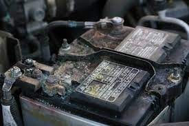 Cracked Car Battery
