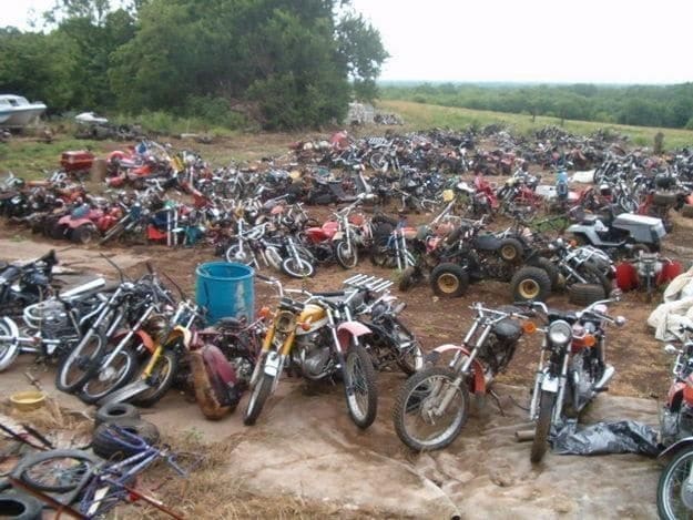 Salvage Dirt Bike Parts