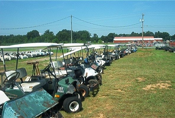 What types of Golf Carts Will I Find at a Junkyard