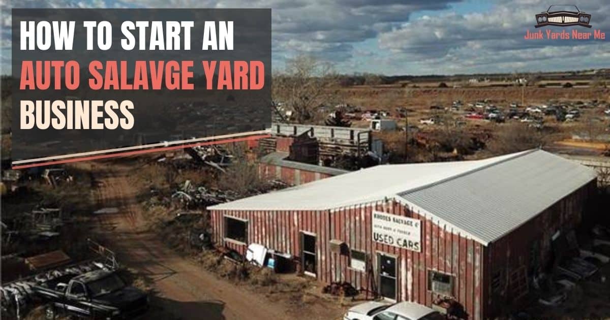 salvage yard business plan sample