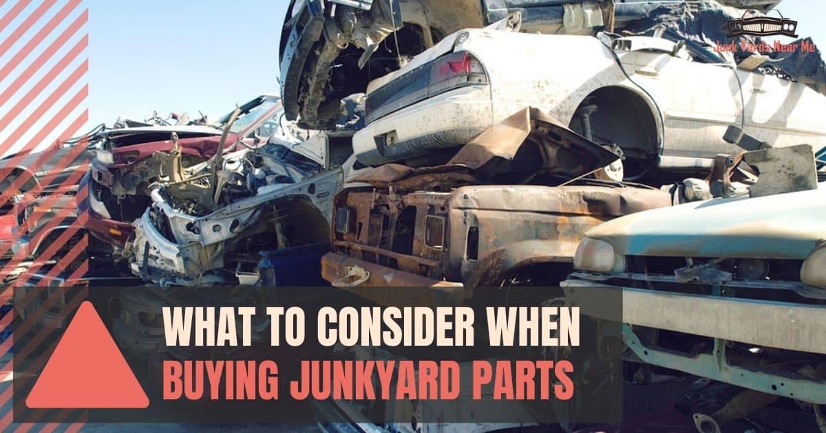 What to Consider When Pulling Junkyard Parts