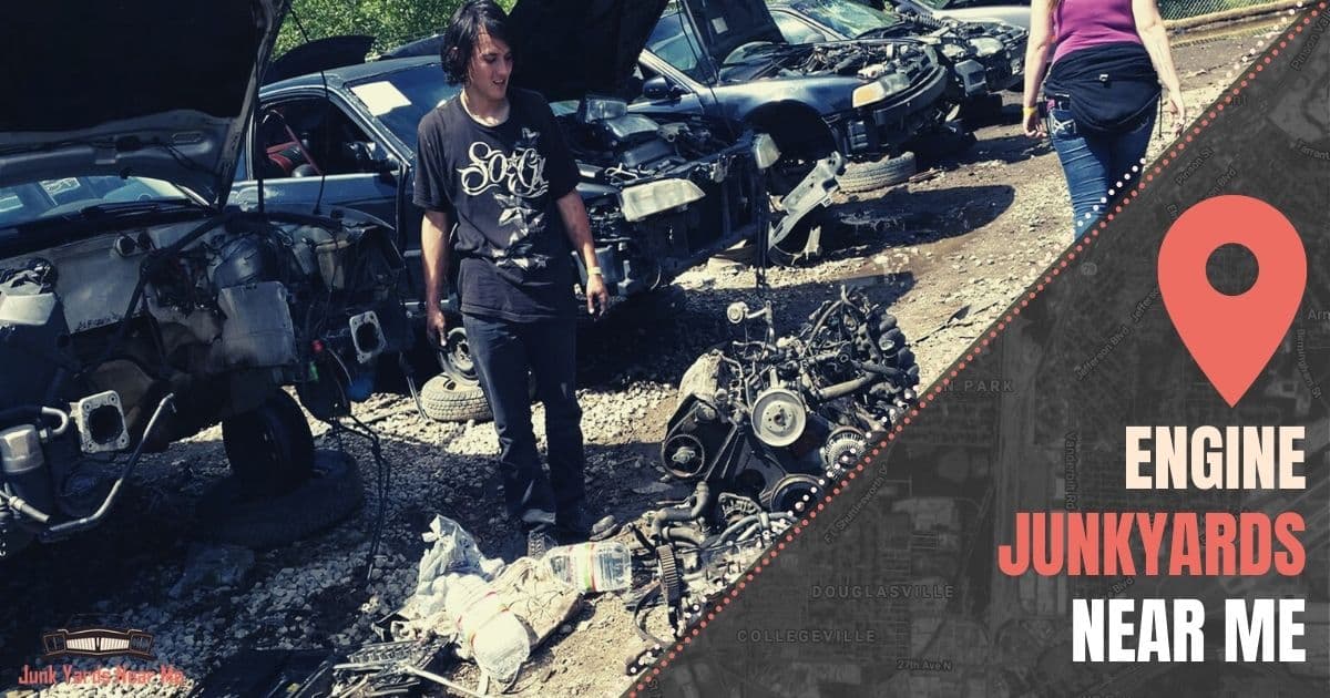 Engine Junkyards Near Me [Locator Map + Guide + FAQ]